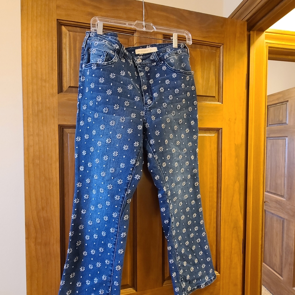 Anthropologie Cropped High Rise Bootcut Jean, size 32 - Picture 4 of 4